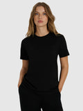 T-shirt regular gładki damski