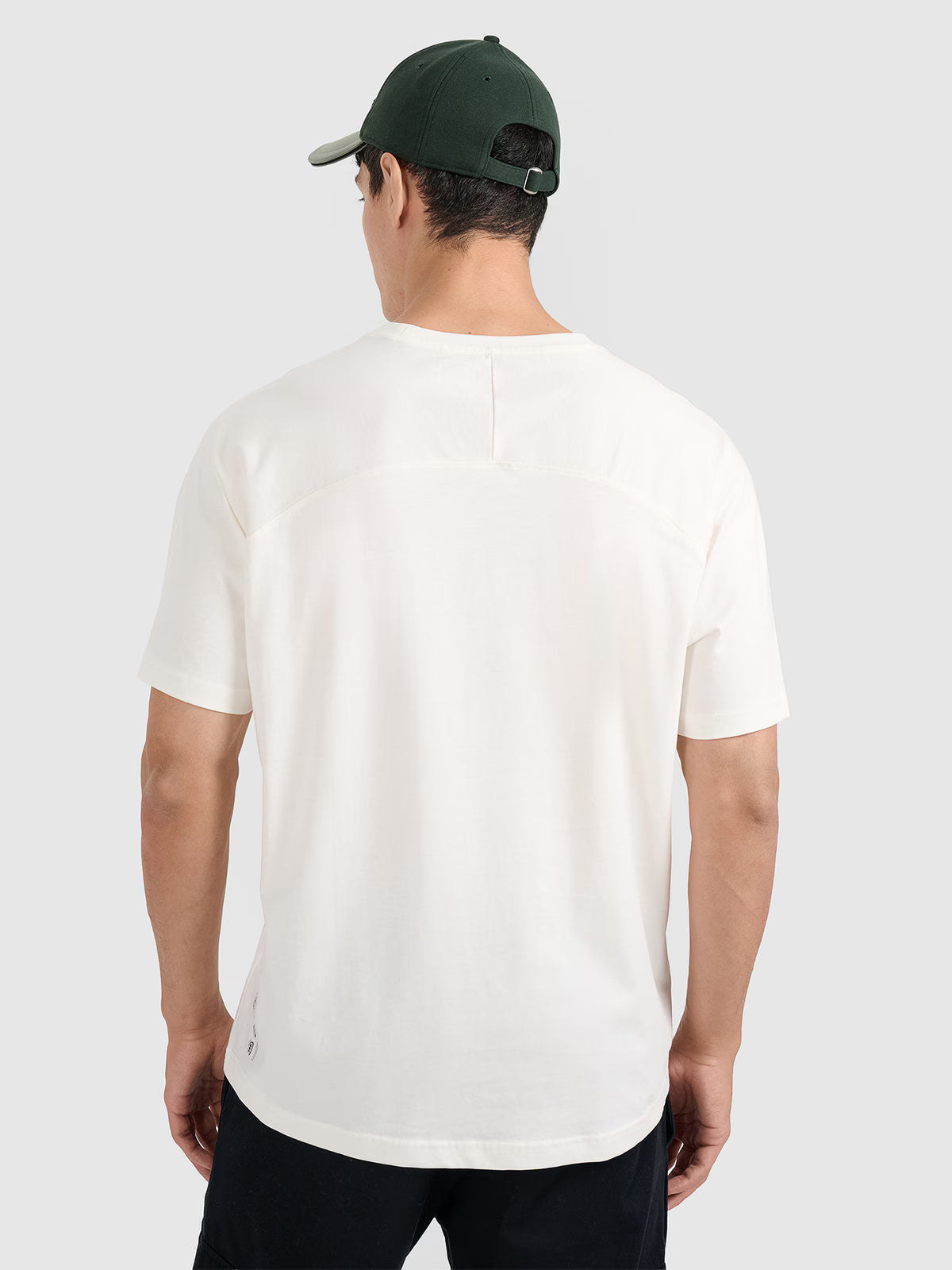T-shirt oversize gładki męski