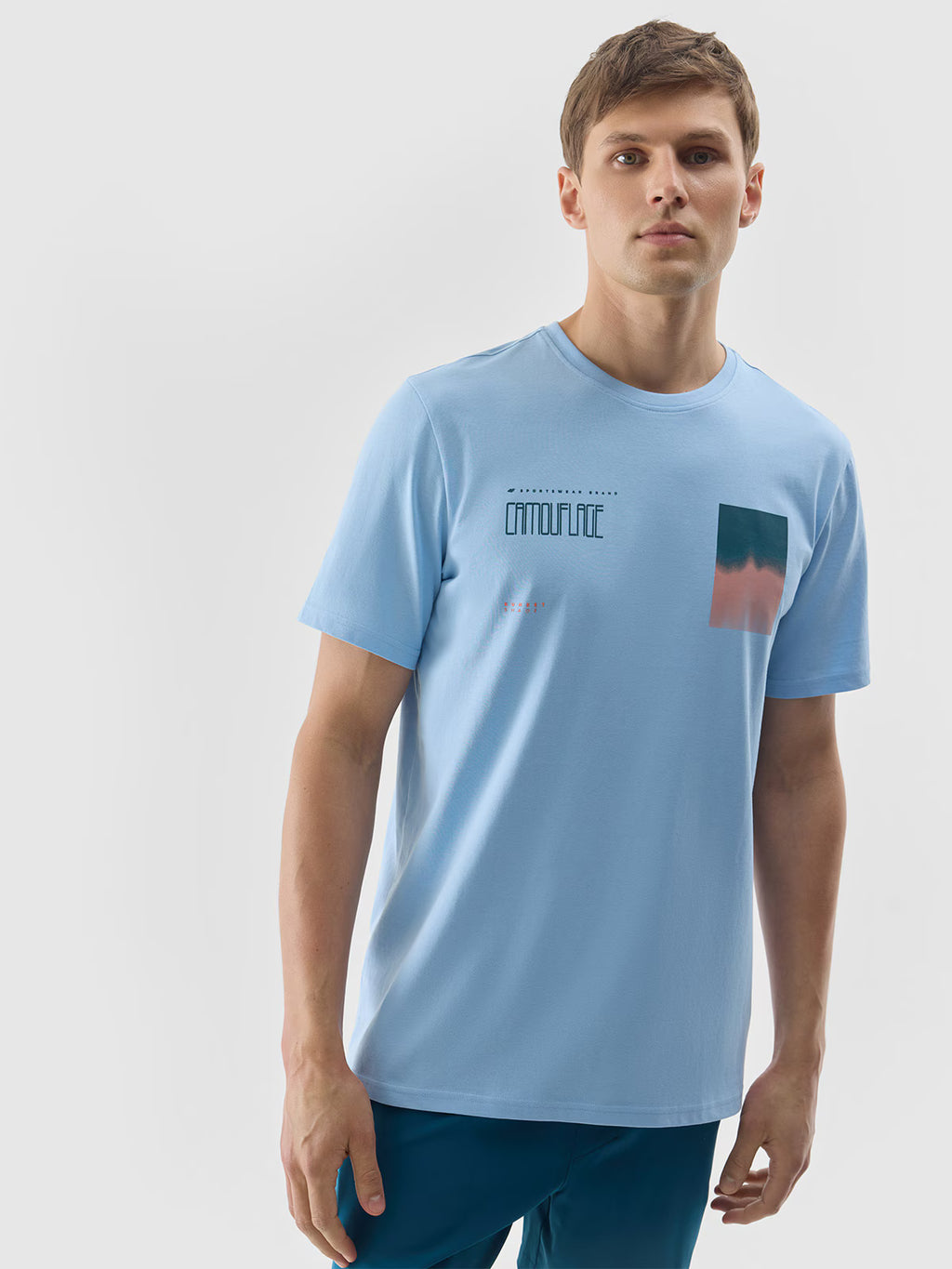 T-shirt z nadrukiem męski