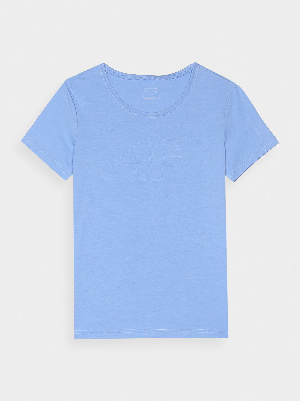 T-shirt slim z nadrukiem damski