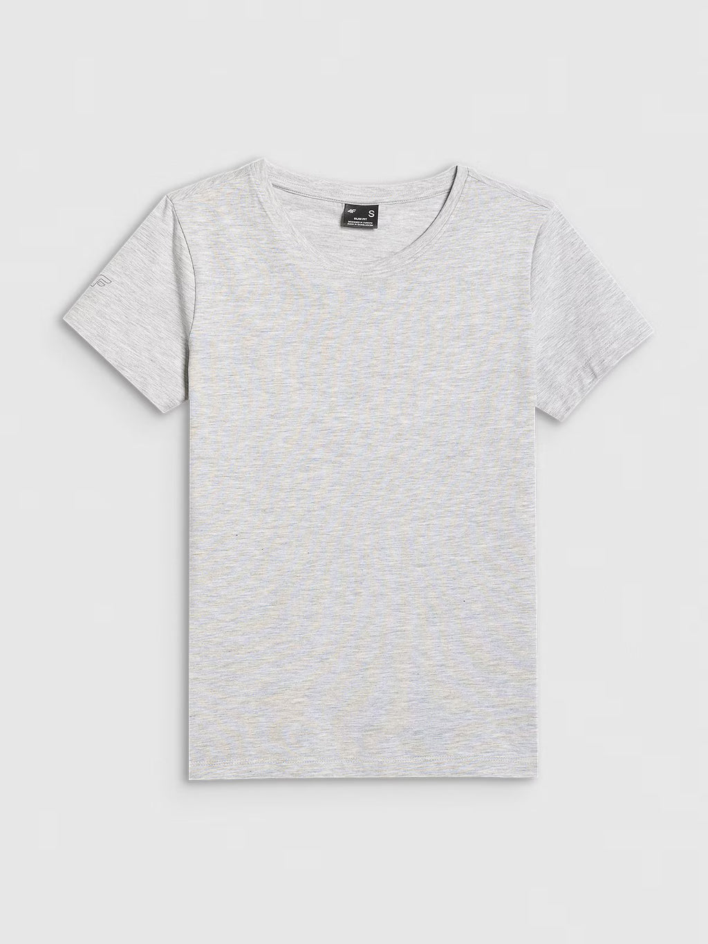 T-shirt slim gładki damski