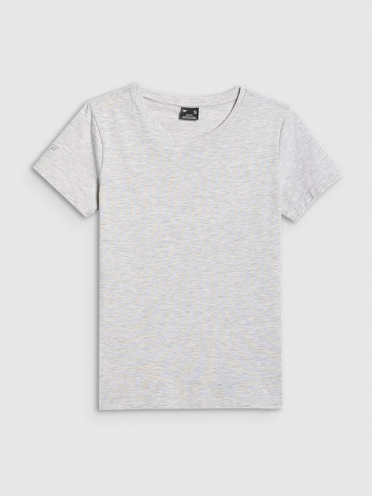 T-shirt slim gładki damski