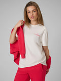 T-shirt loose z nadrukiem damski