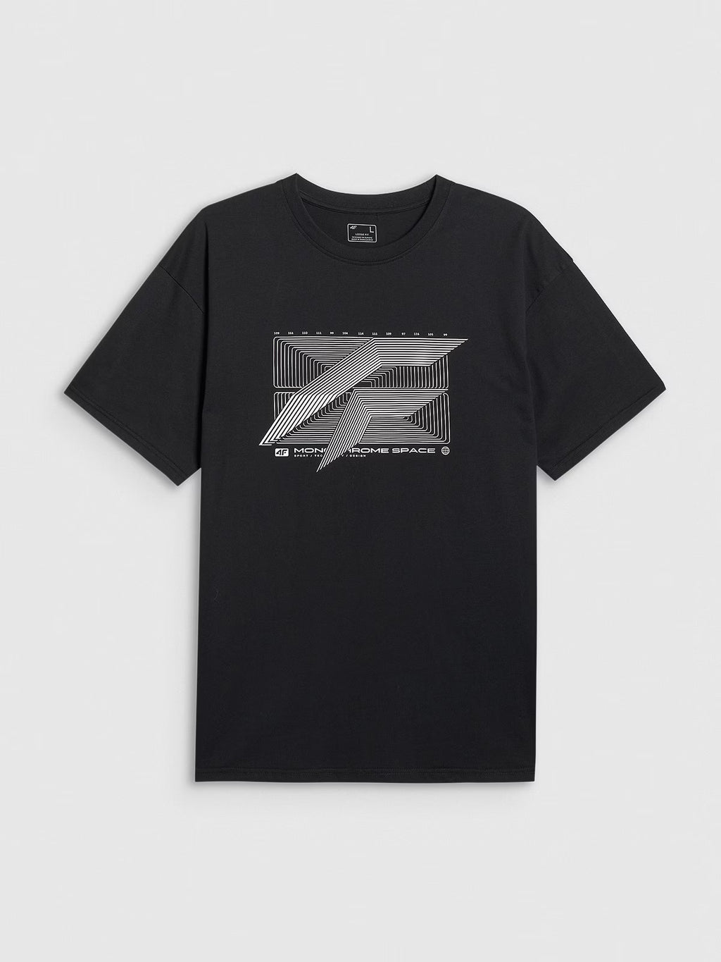 T-shirt regular z nadrukiem męski