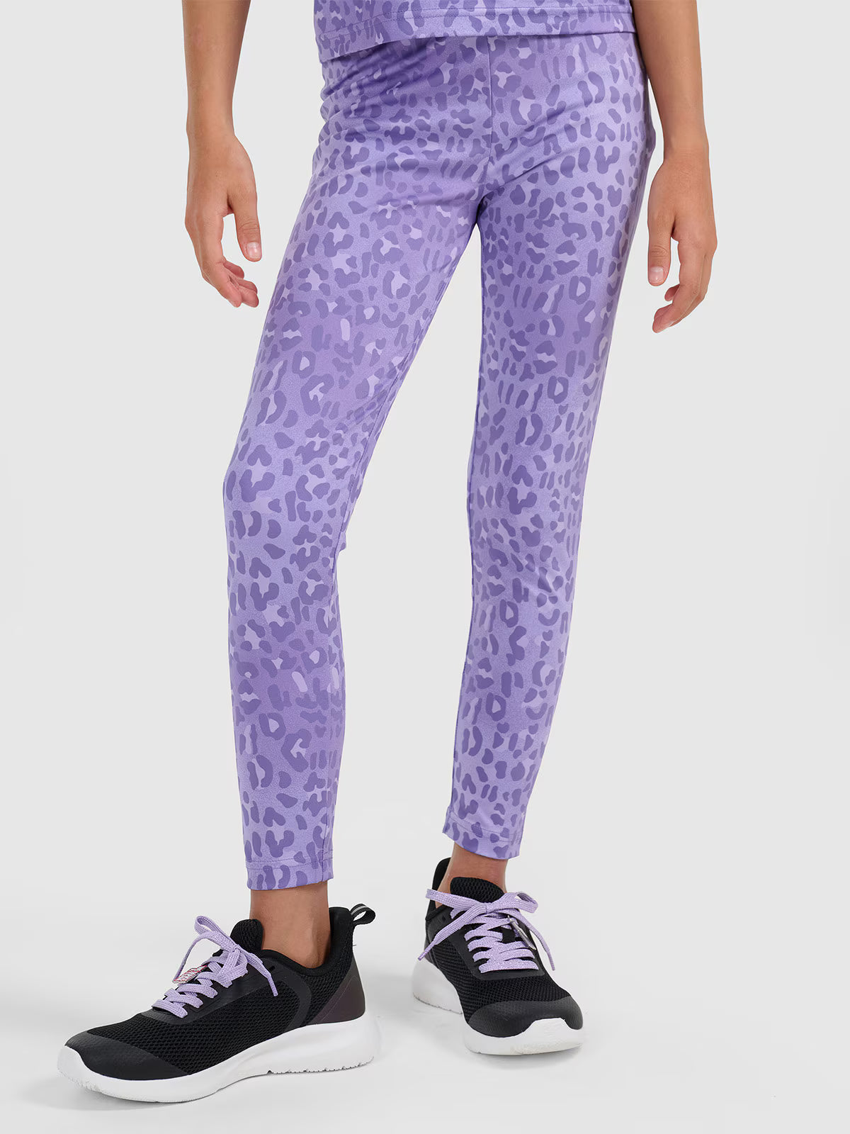 Legginsy sportowe szybkoschnące dziewczęce