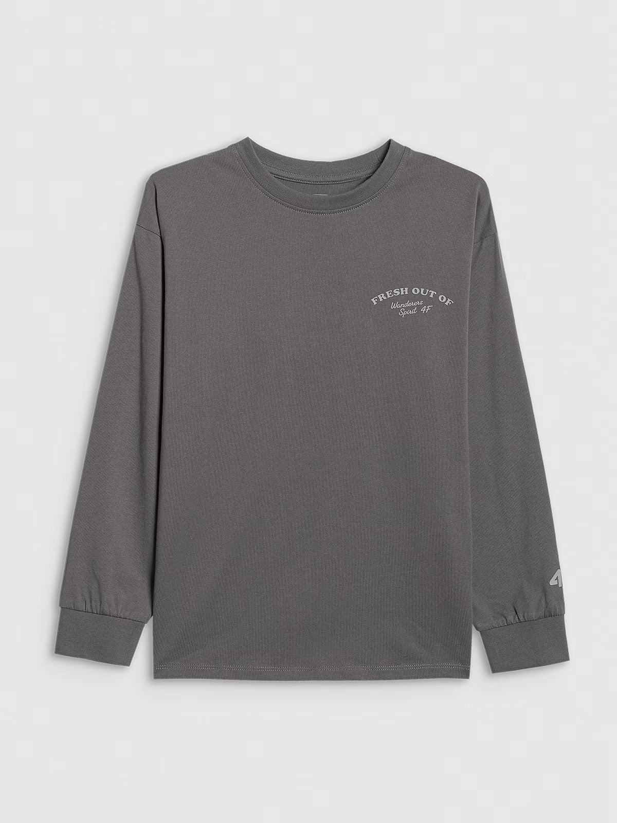 Longsleeve loose z nadrukiem chłopięcy