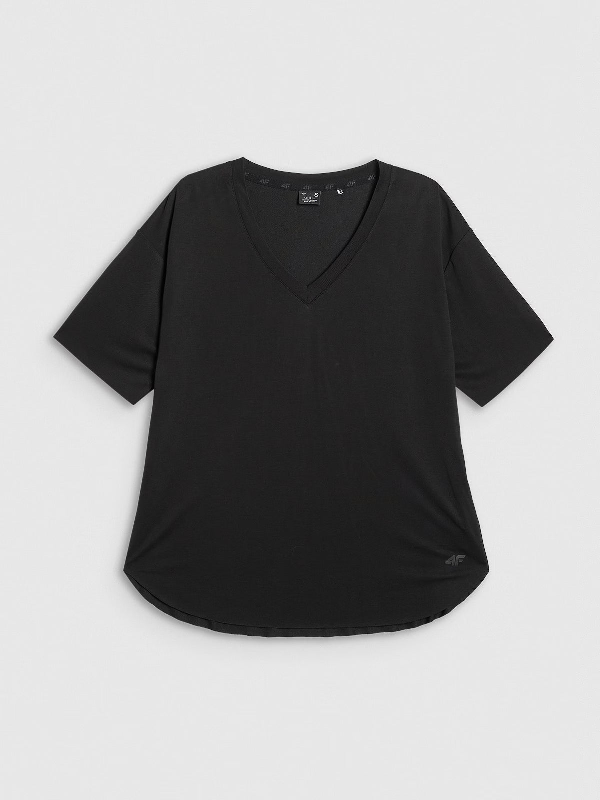 T-shirt oversize z modalem damski
