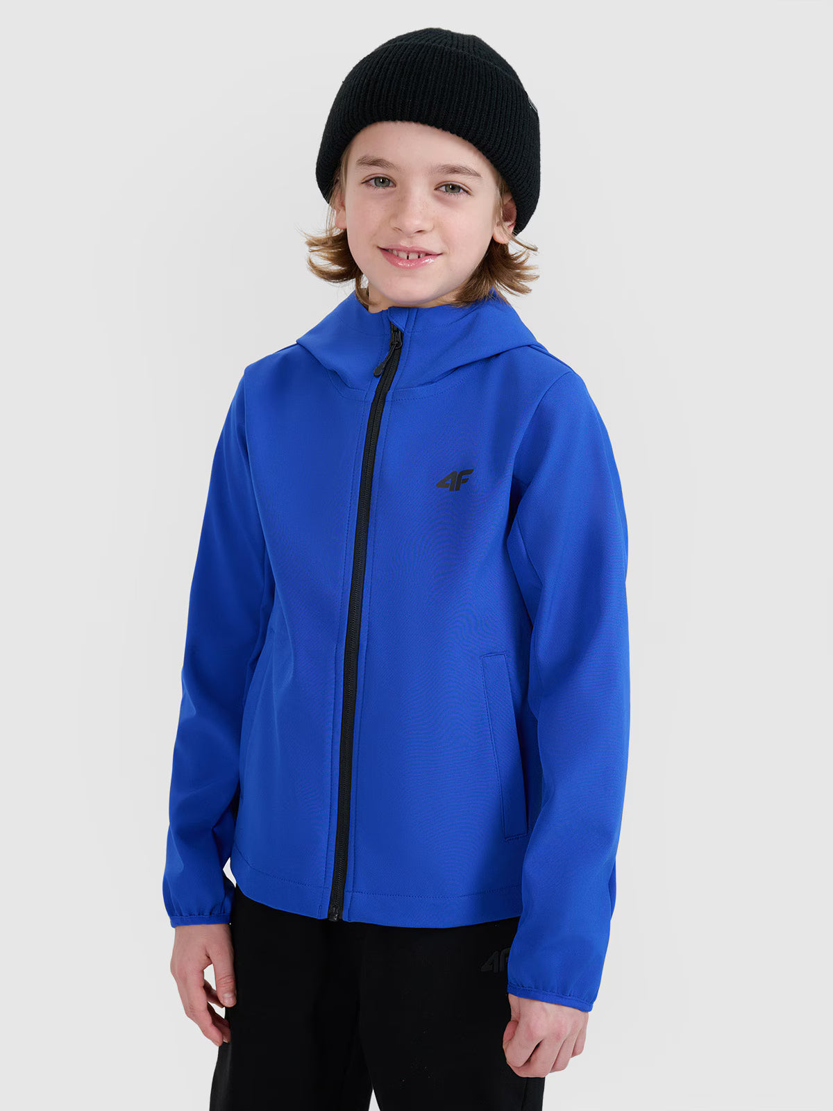 Kurtka softshell wiatroodporna membrana 5000 chłopięca