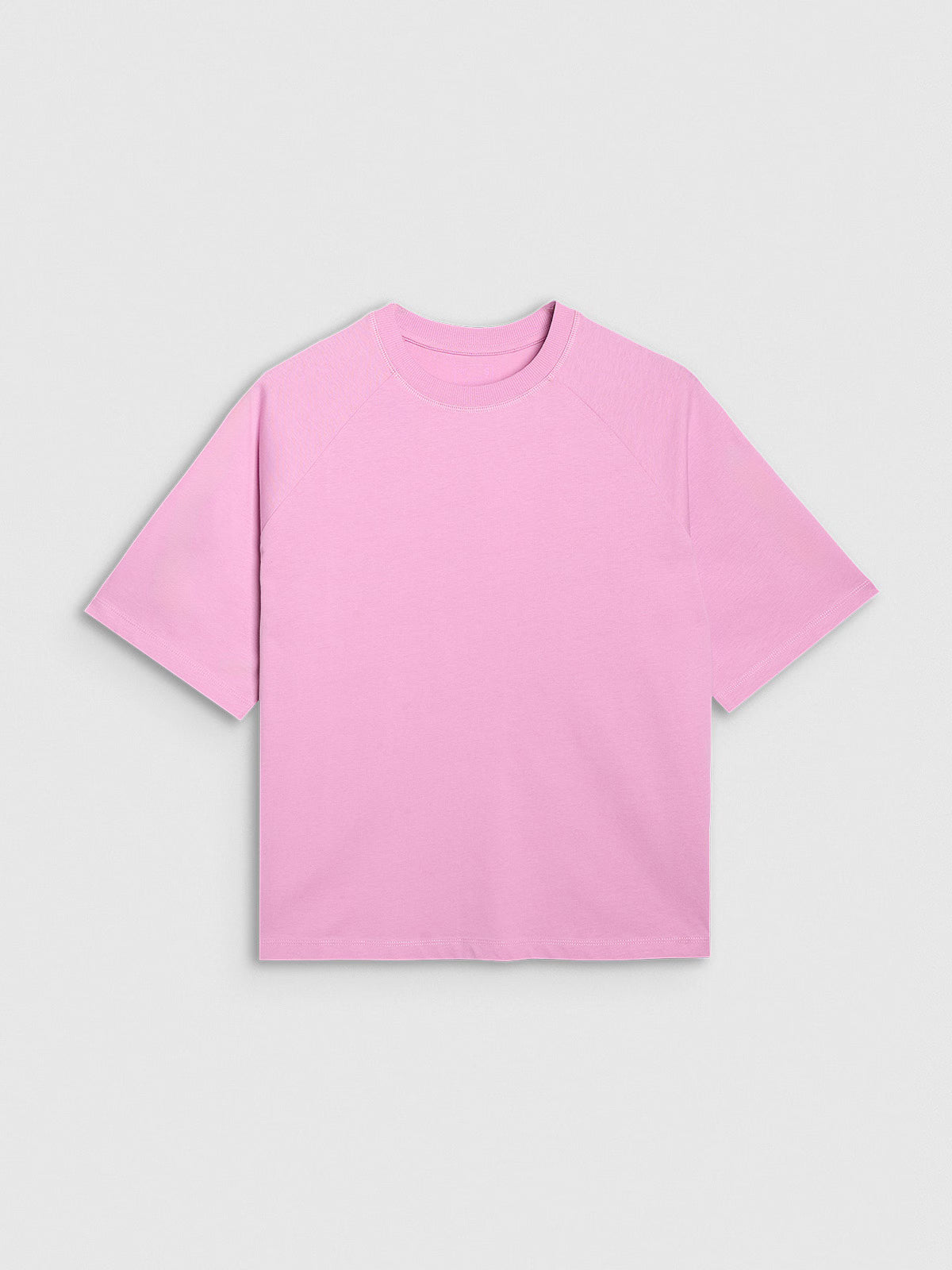 T-shirt oversize gładki damski