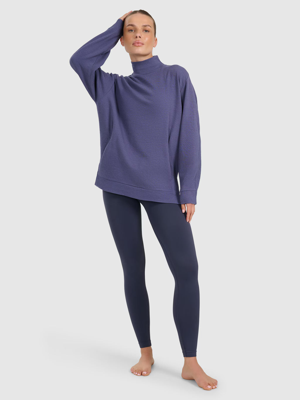 Bluza dresowa do jogi i pilatesu damska