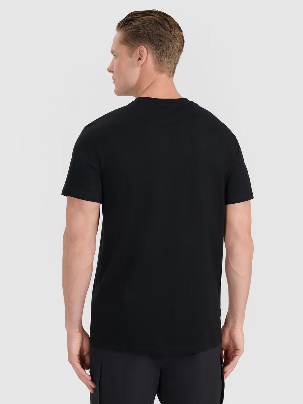T-shirt regular z nadrukiem męski