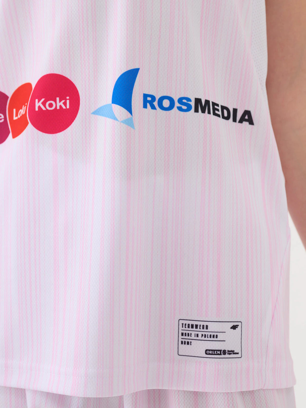 Koszulka meczowa replika domowa z sezonu 2024/25 dziecięca 4F x KS Basket 25 Bydgoszcz