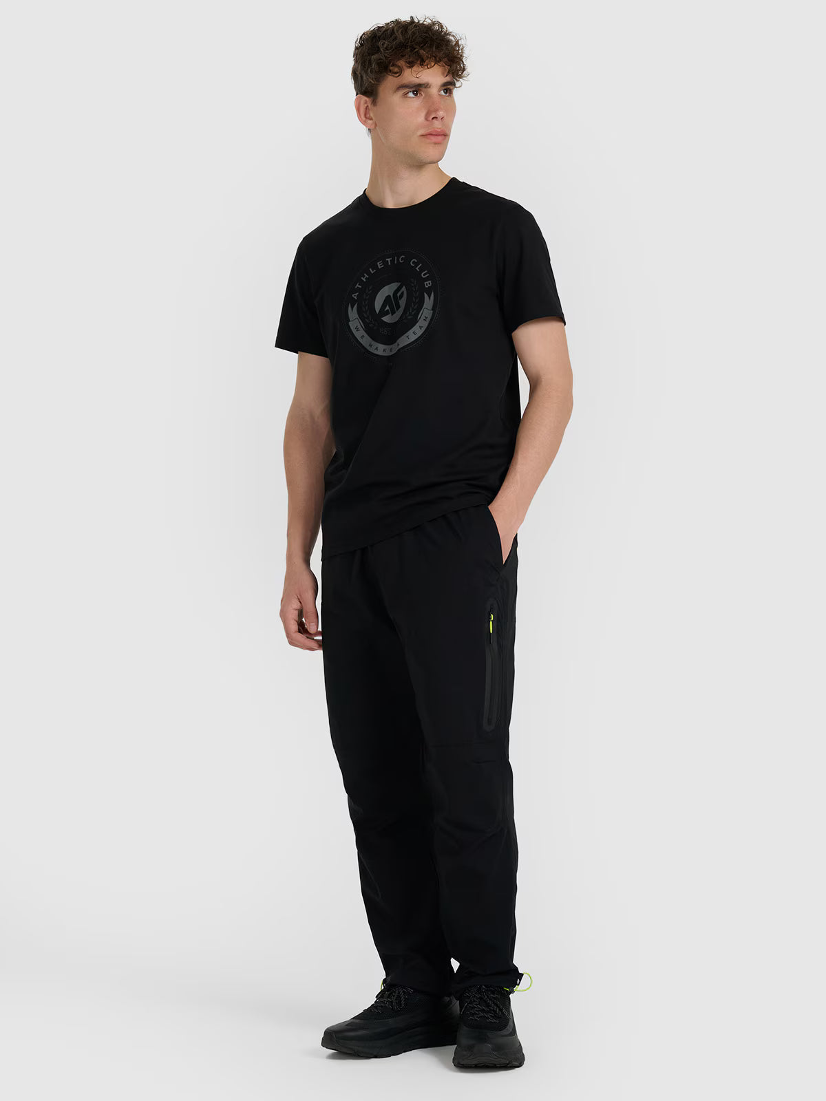 T-shirt regular z nadrukiem męski