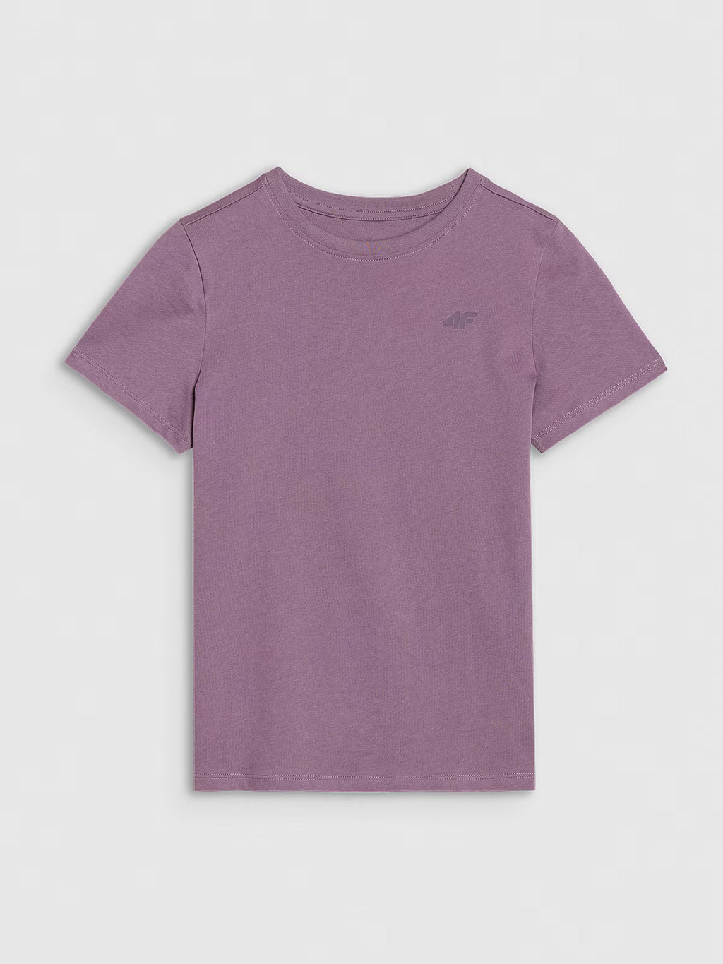 T-shirt regular gładki dziewczęcy
