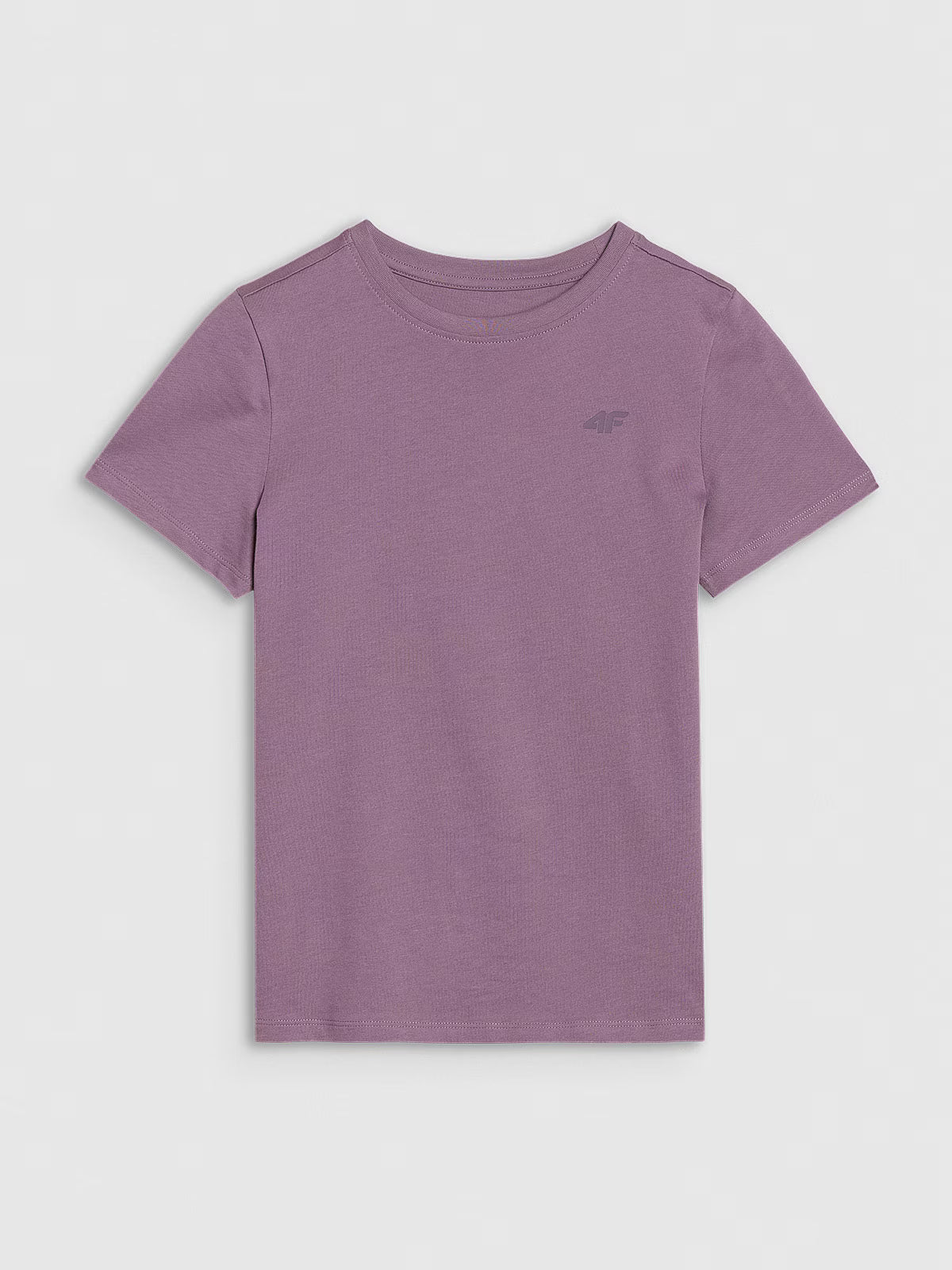 T-shirt regular gładki dziewczęcy