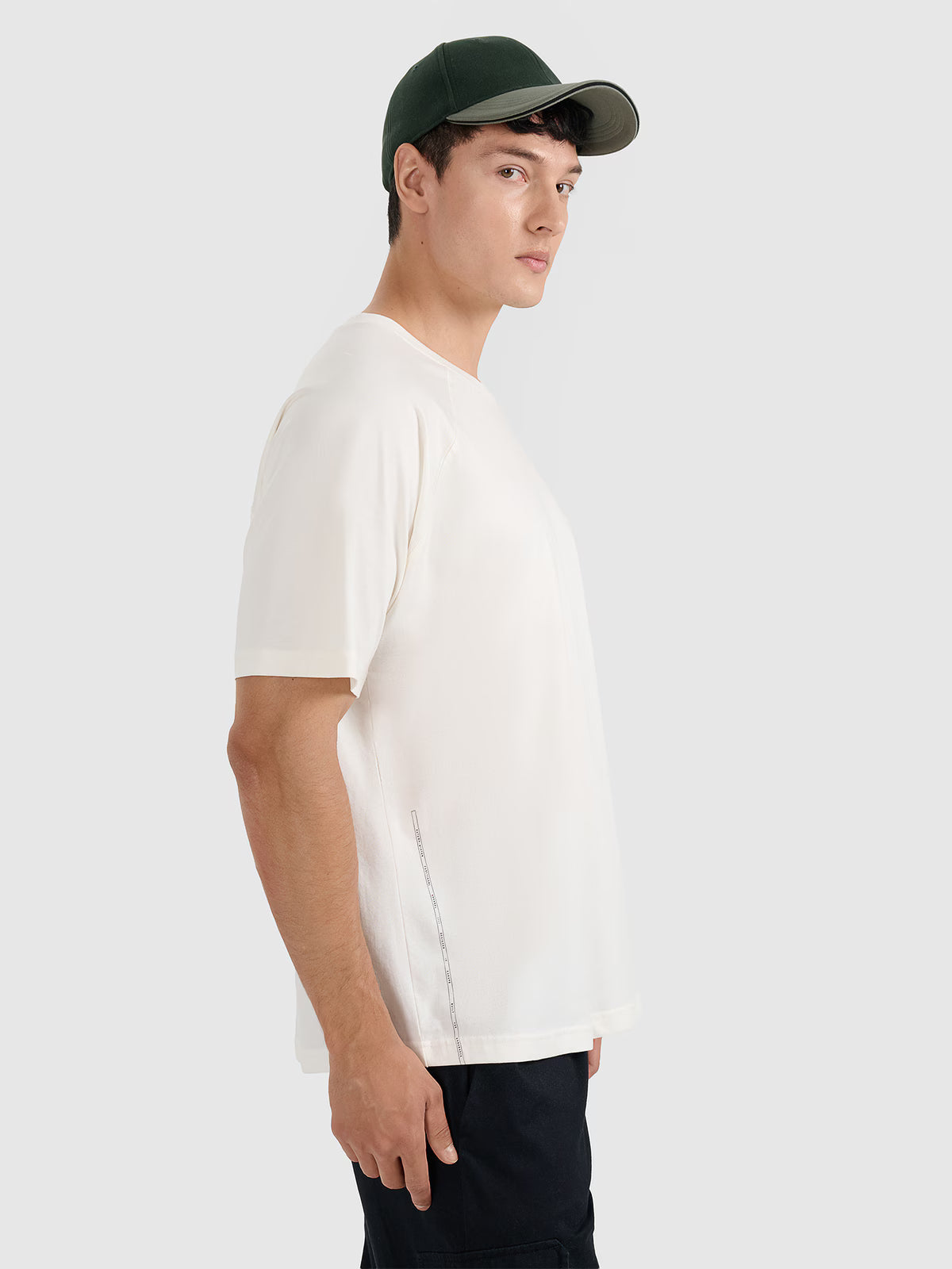 T-shirt oversize gładki męski