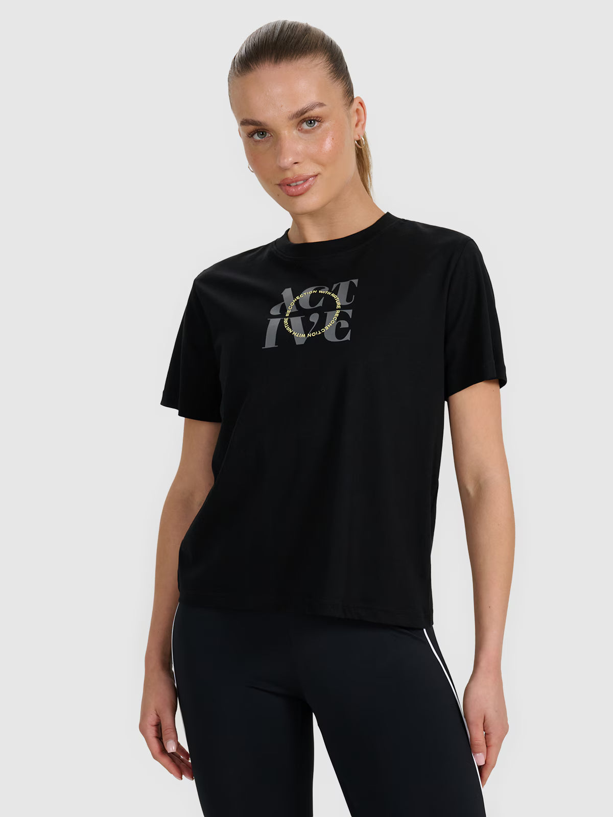 T-shirt z nadrukiem damski