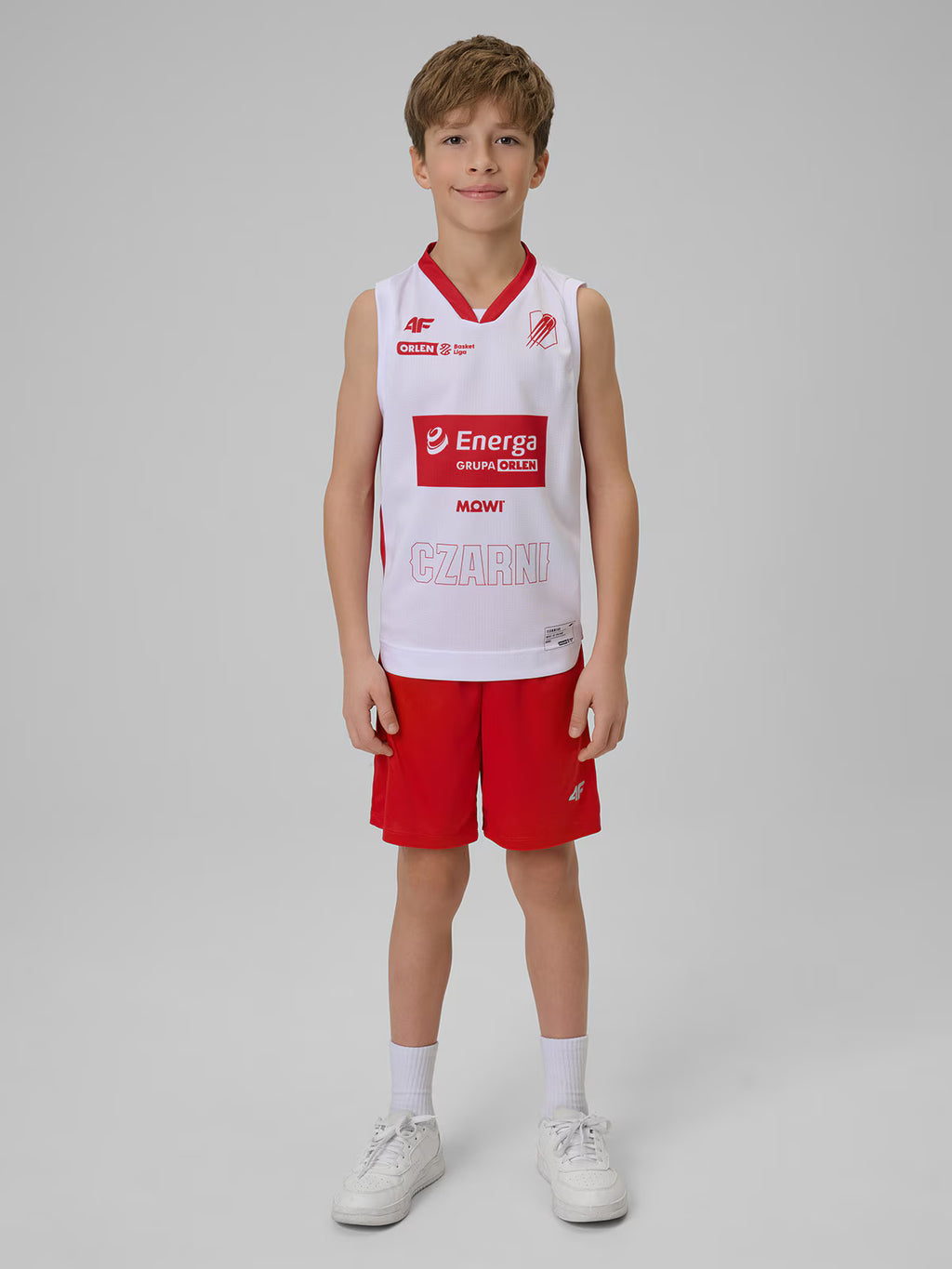 Koszulka meczowa replika domowa z sezonu 2025/26 dziecięca 4F x Czarni Słupsk