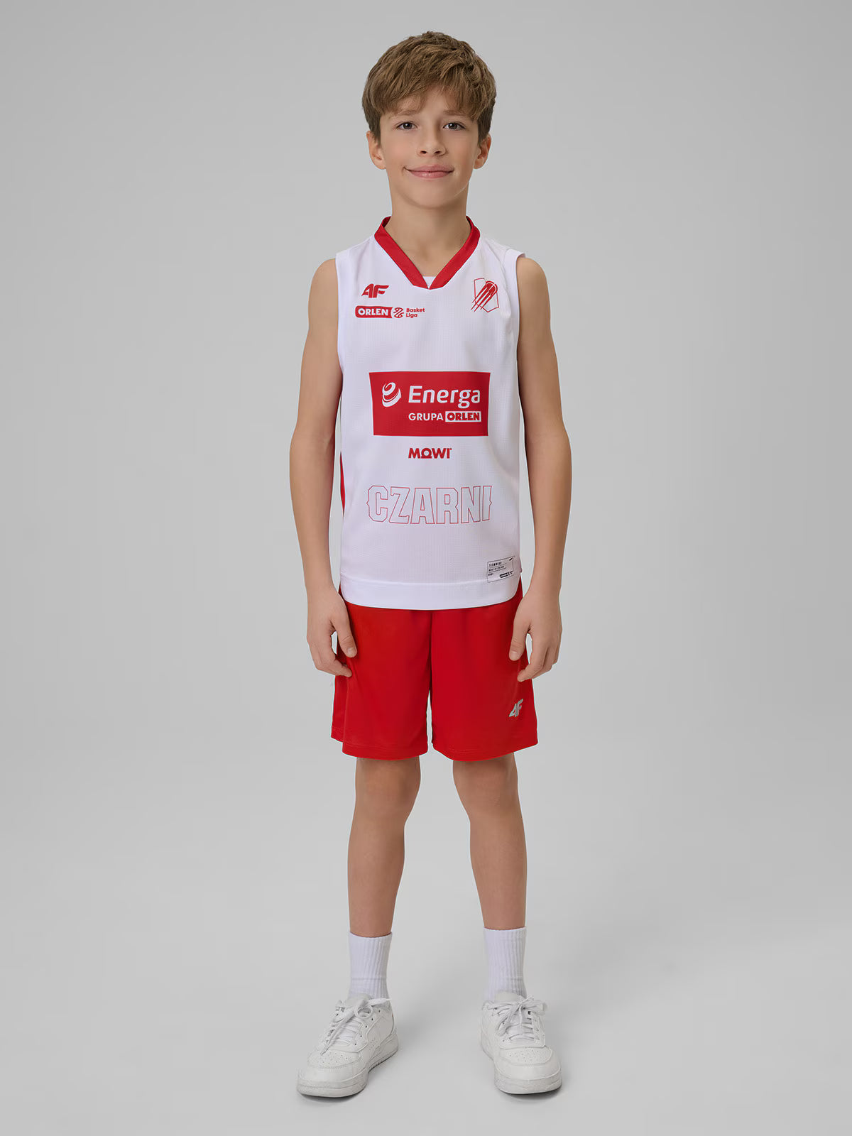 Koszulka meczowa replika domowa z sezonu 2025/26 dziecięca 4F x Czarni Słupsk