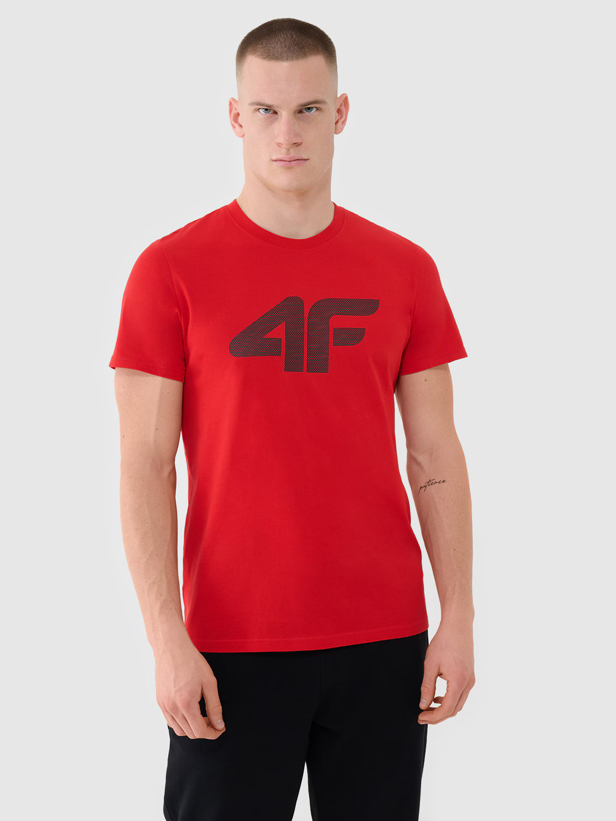 T-shirt regular z nadrukiem męski