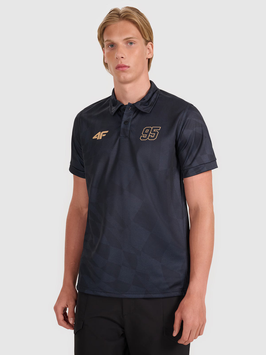 Koszulka polo szybkoschnąca męska 4F x Bartosz Zmarzlik