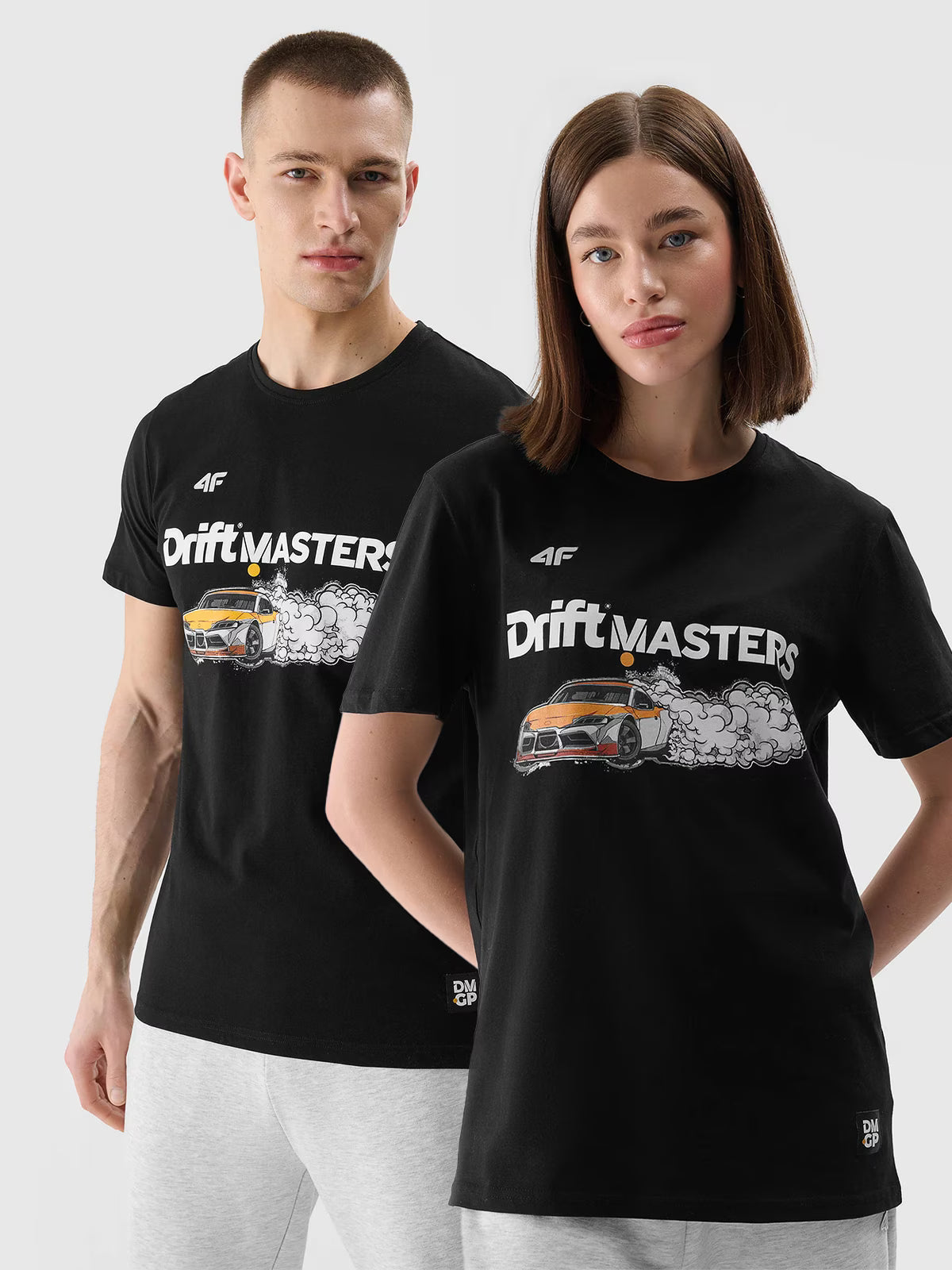 T-shirt regular z nadrukiem uniseks 4F x Drift Masters