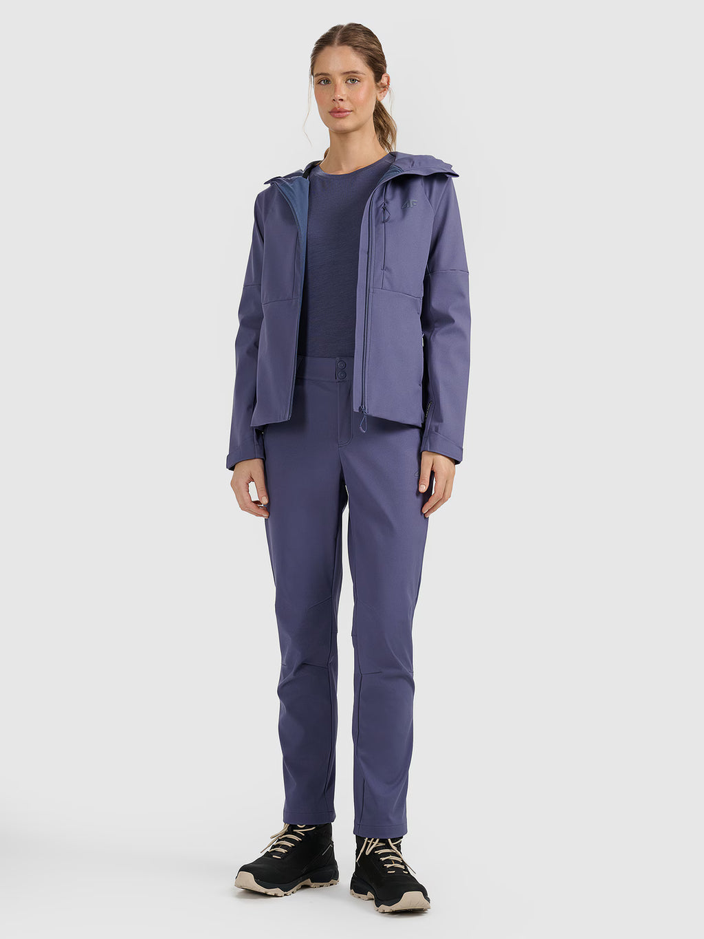 Spodnie trekkingowe softshell membrana 10000 damskie