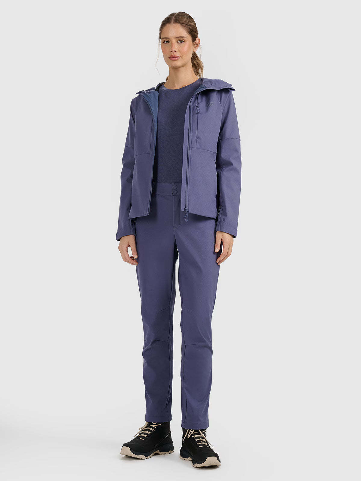Spodnie trekkingowe softshell membrana 10000 damskie