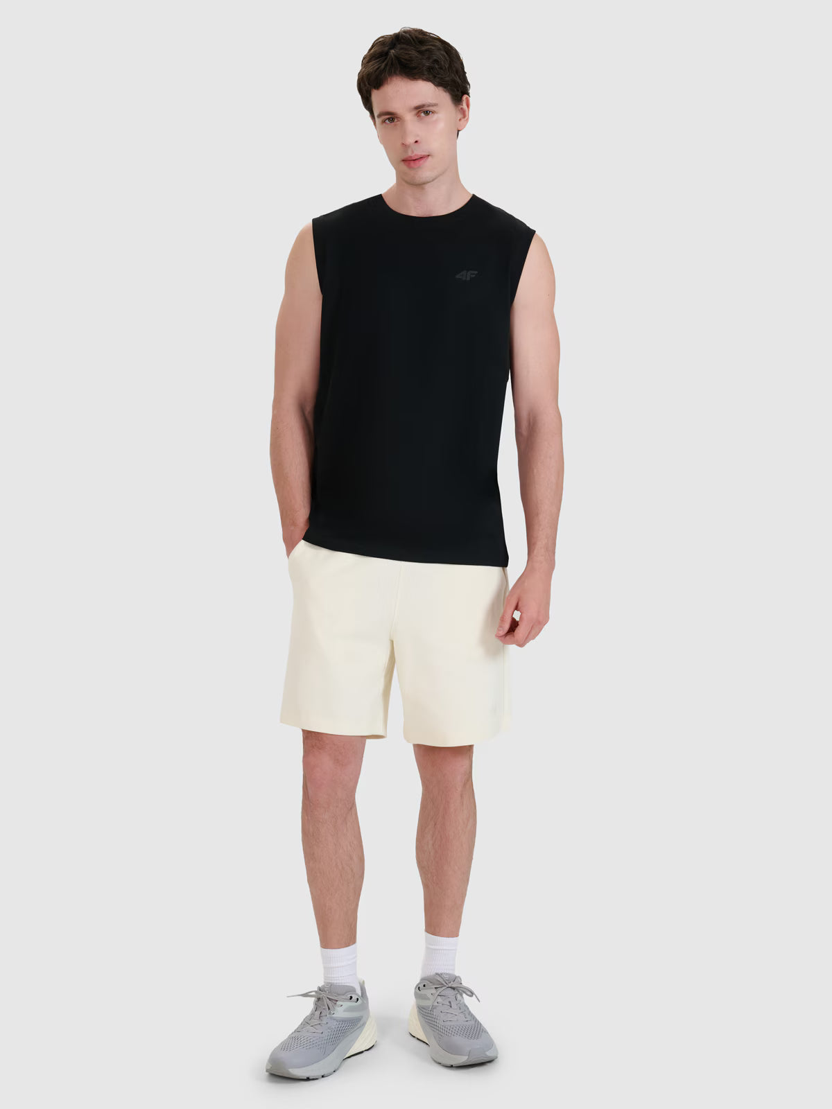 Tank top regular gładki męski