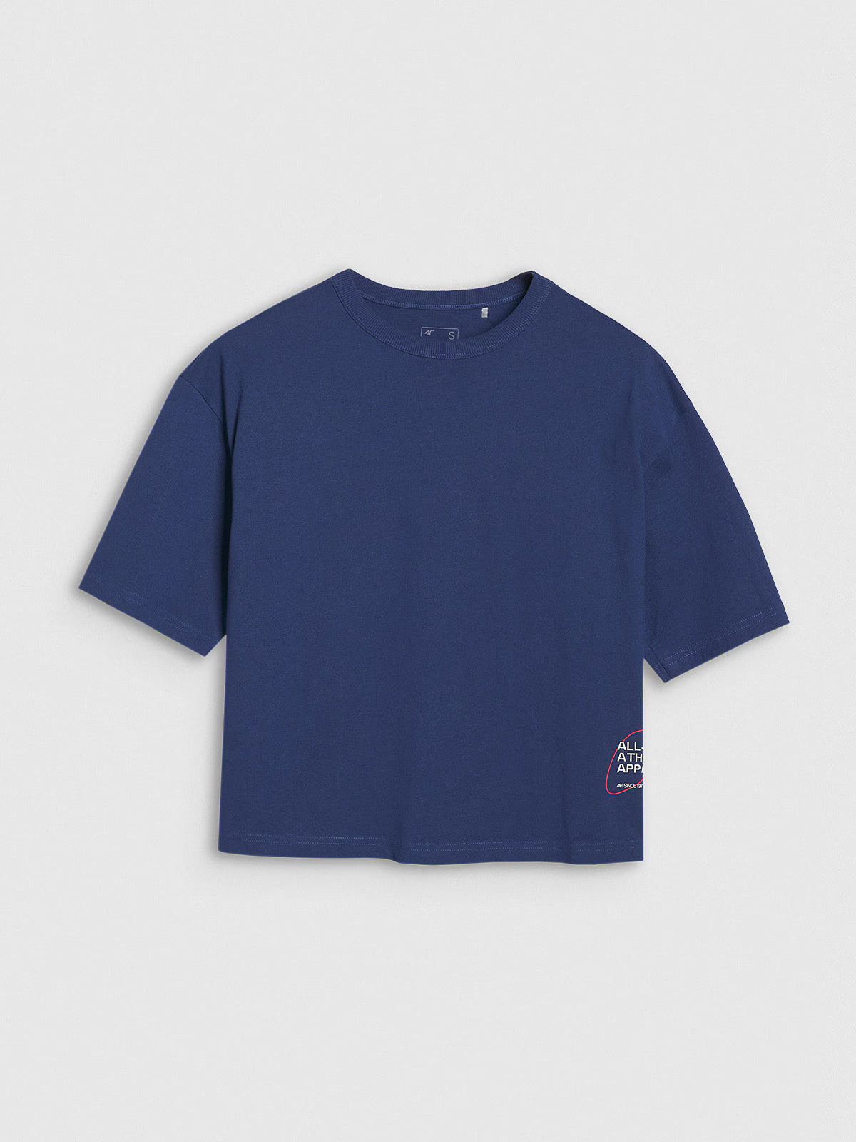 T-shirt oversize z nadrukiem damski