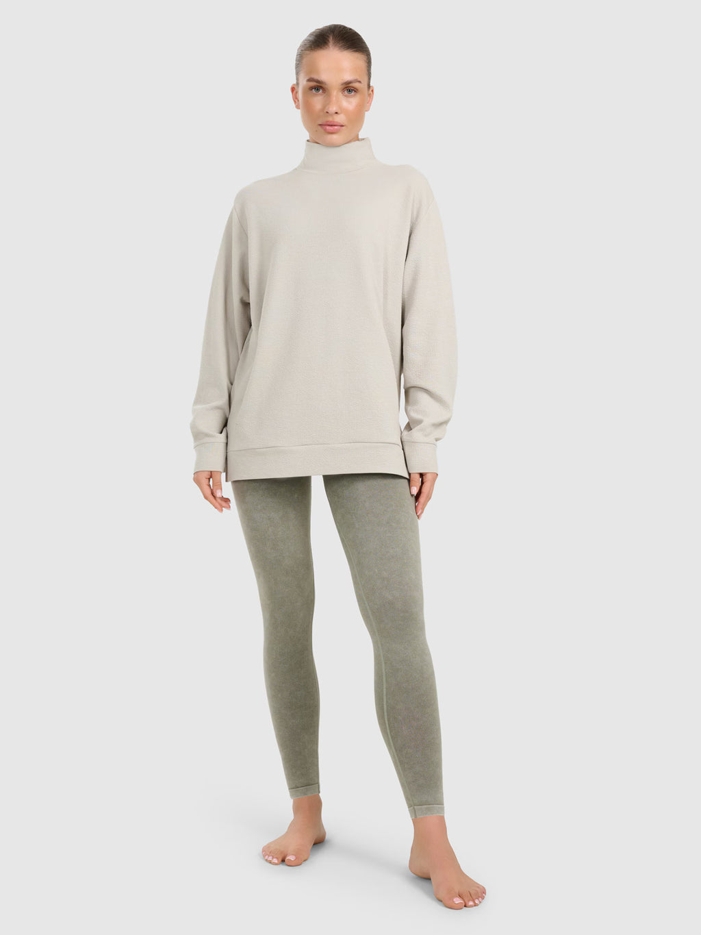 Bluza dresowa do jogi i pilatesu damska
