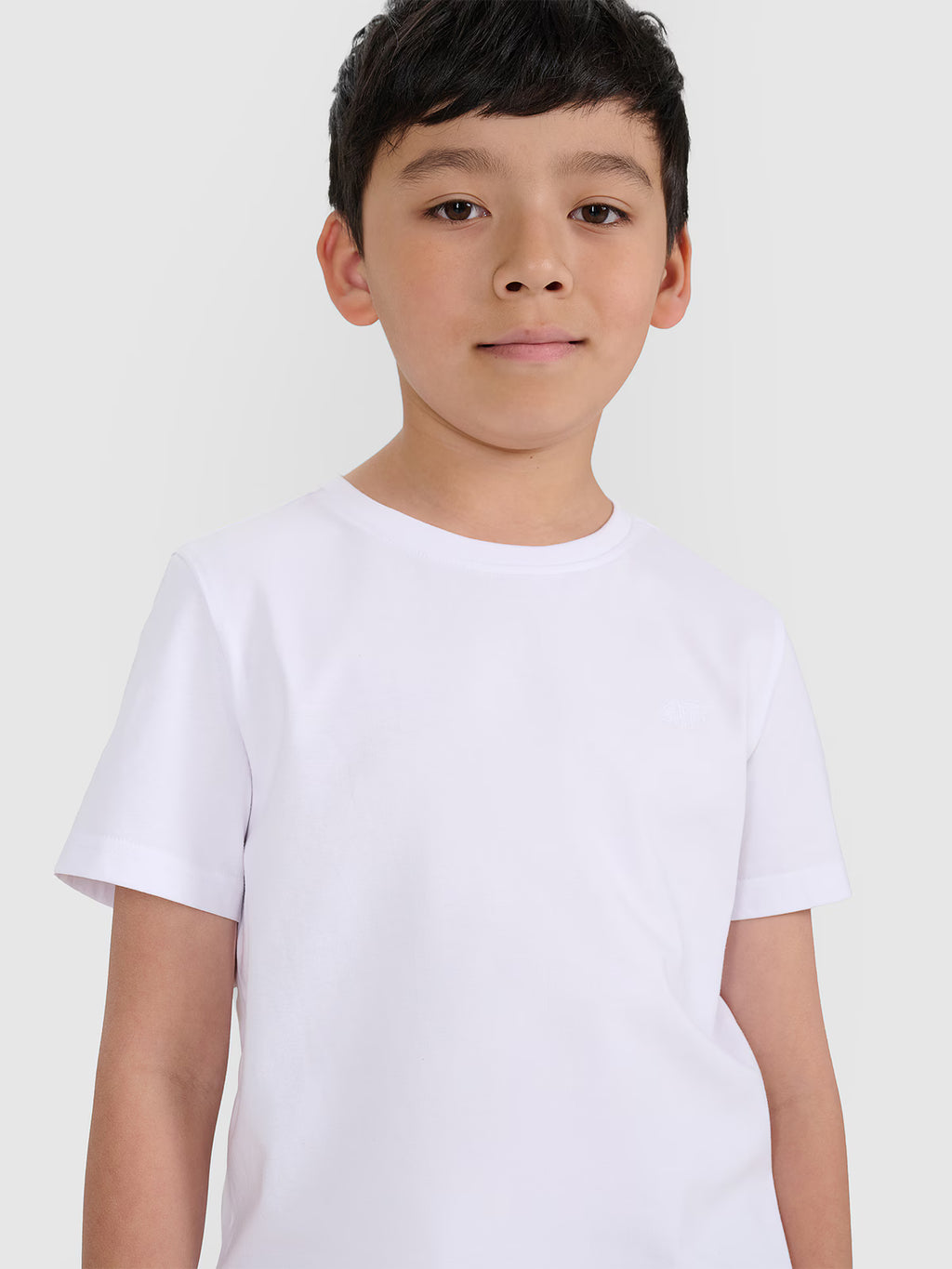 T-shirt regular gładki chłopięcy