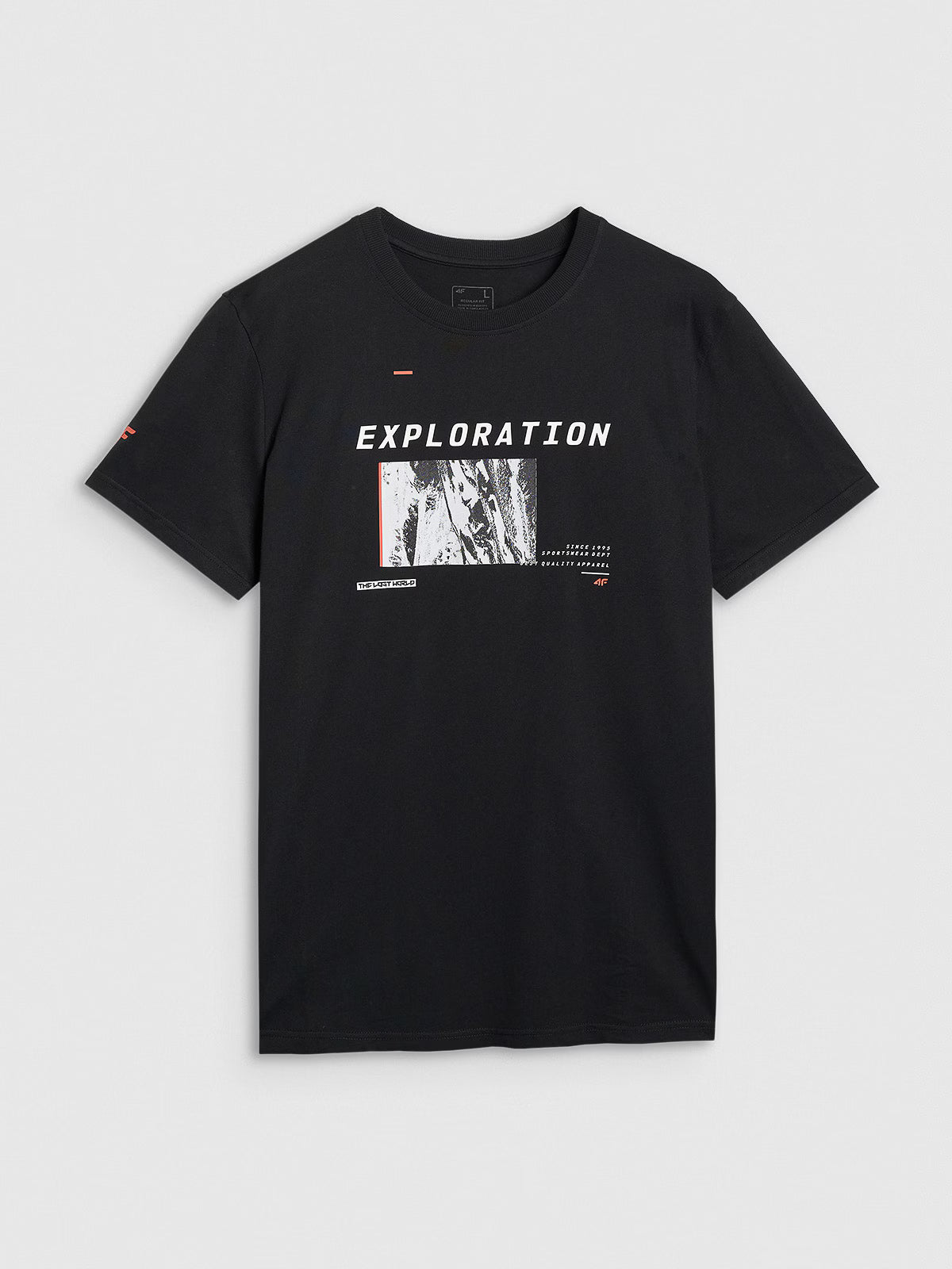 T-shirt regular z nadrukiem męski