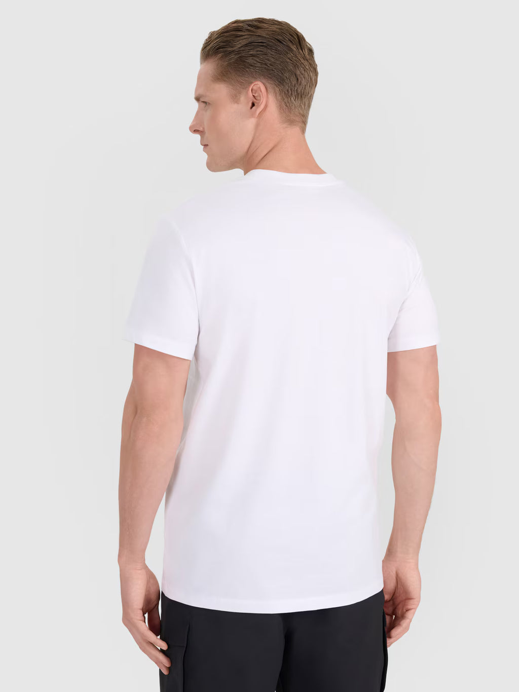 T-shirt regular z nadrukiem męski