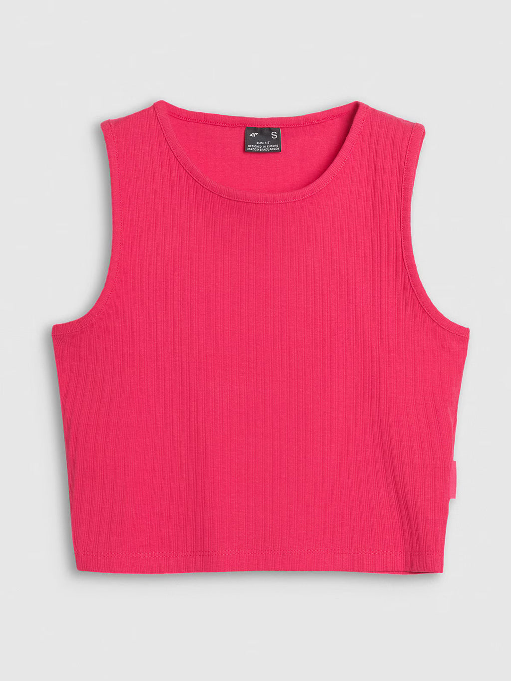 Crop top dzianinowy damski