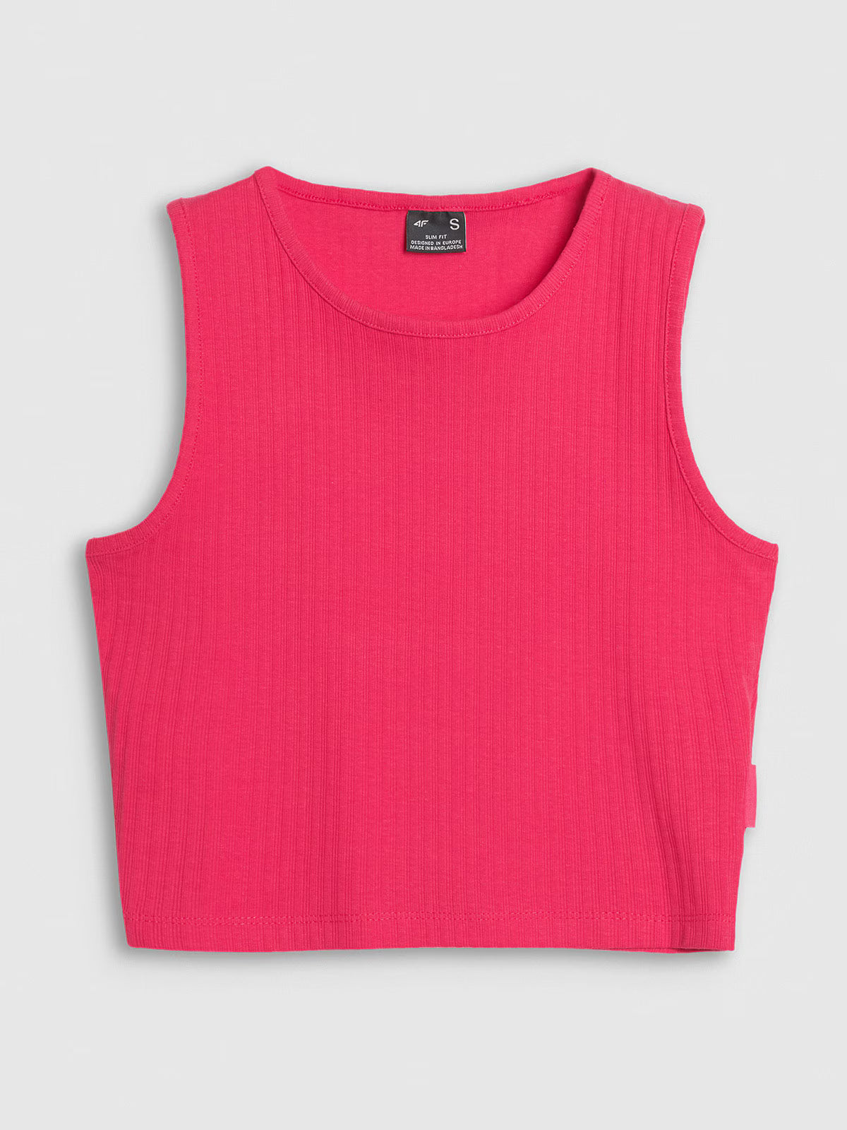 Crop top dzianinowy damski