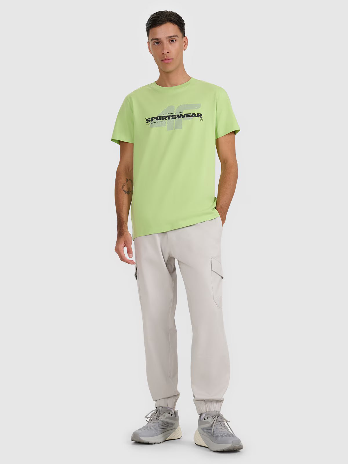 Spodnie casual cargo męskie