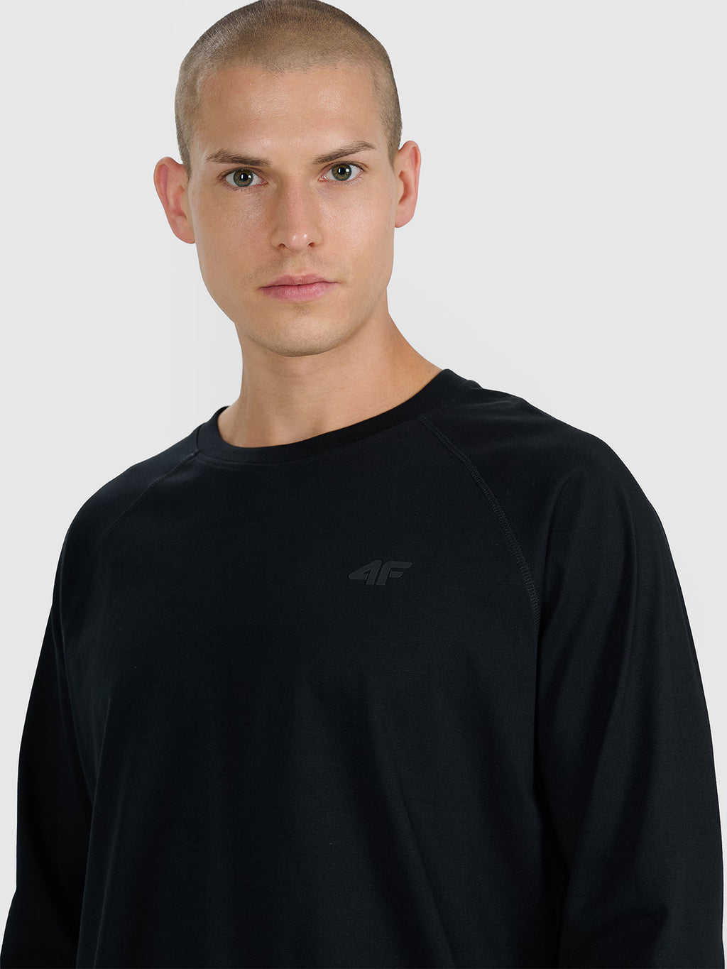Longsleeve oversize gładki męski
