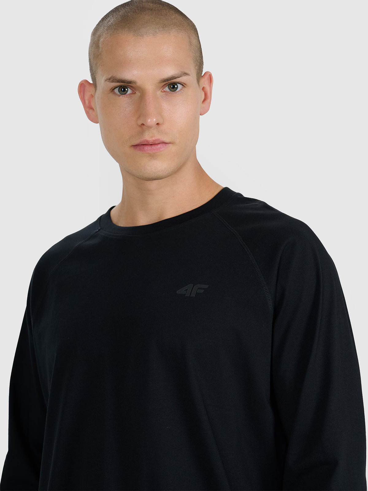 Longsleeve oversize gładki męski