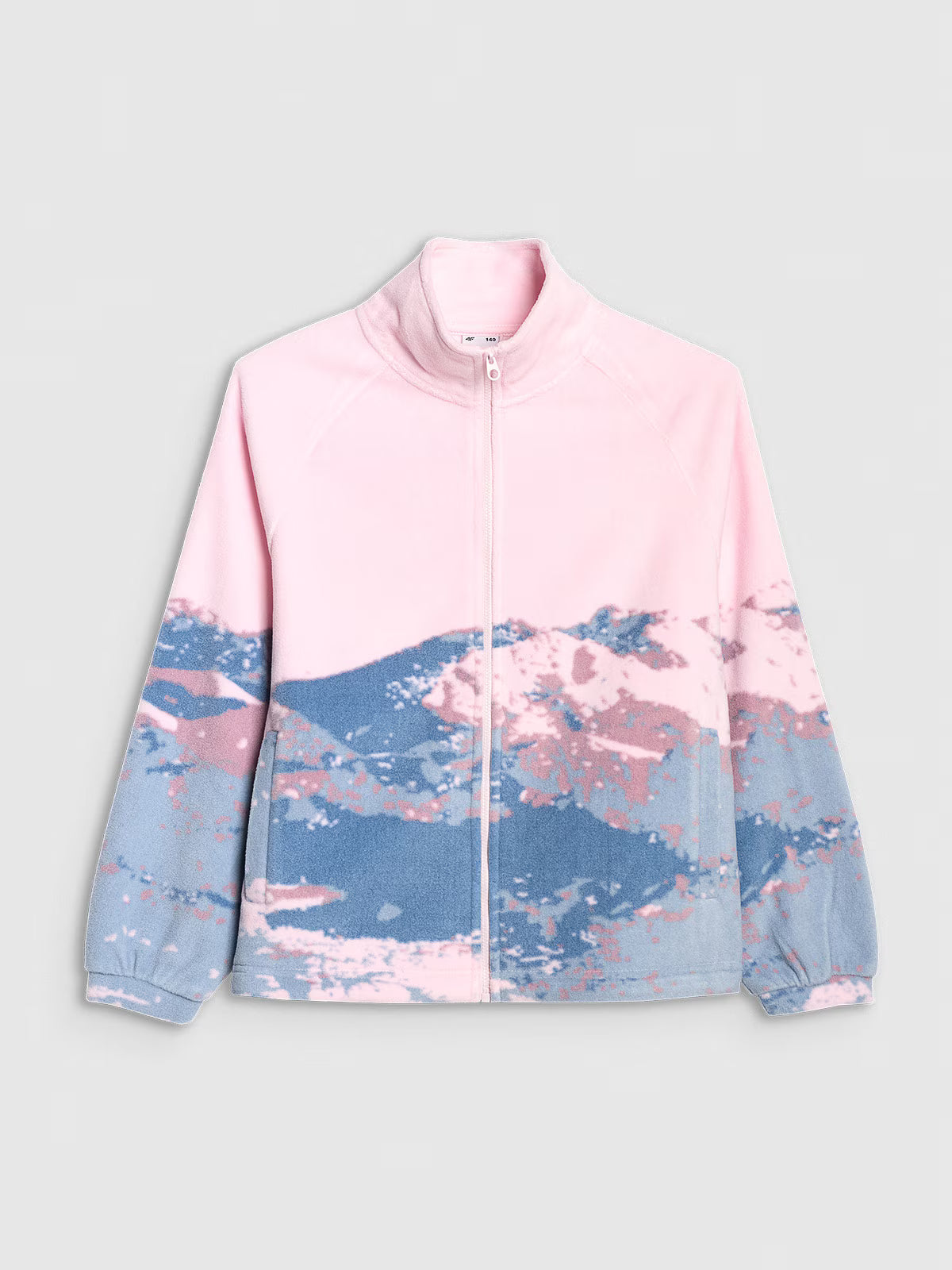 Polar oversize ze stójką dziewczęcy