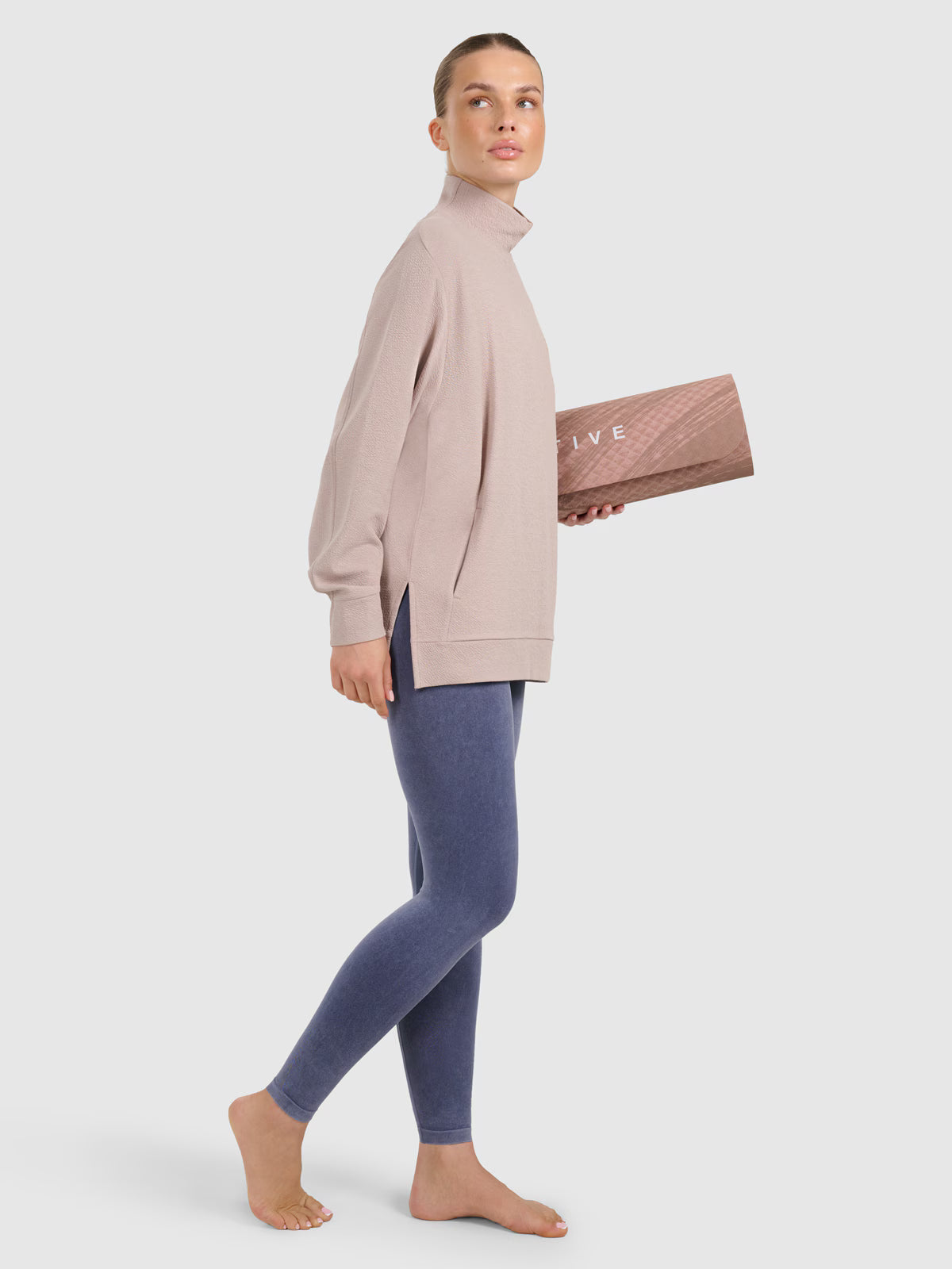 Bluza dresowa do jogi i pilatesu damska