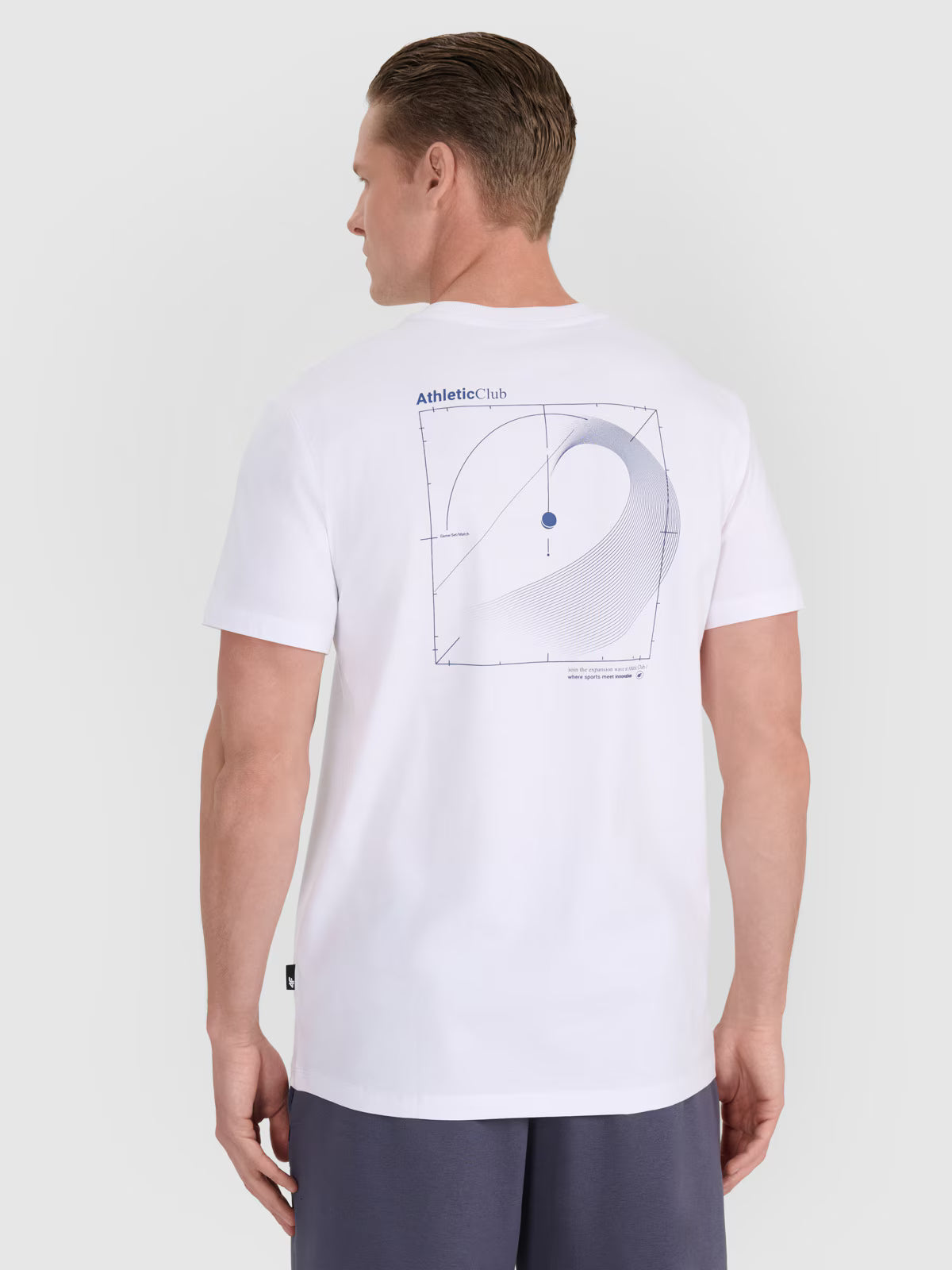 T-shirt regular z nadrukiem męski