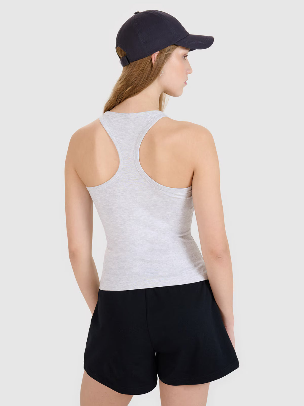 Top slim gładki damski