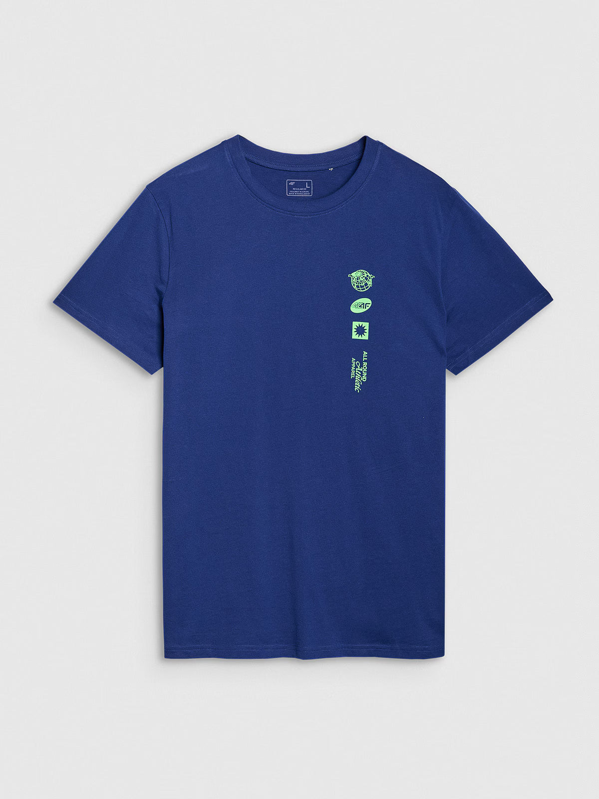 T-shirt regular z nadrukiem męski