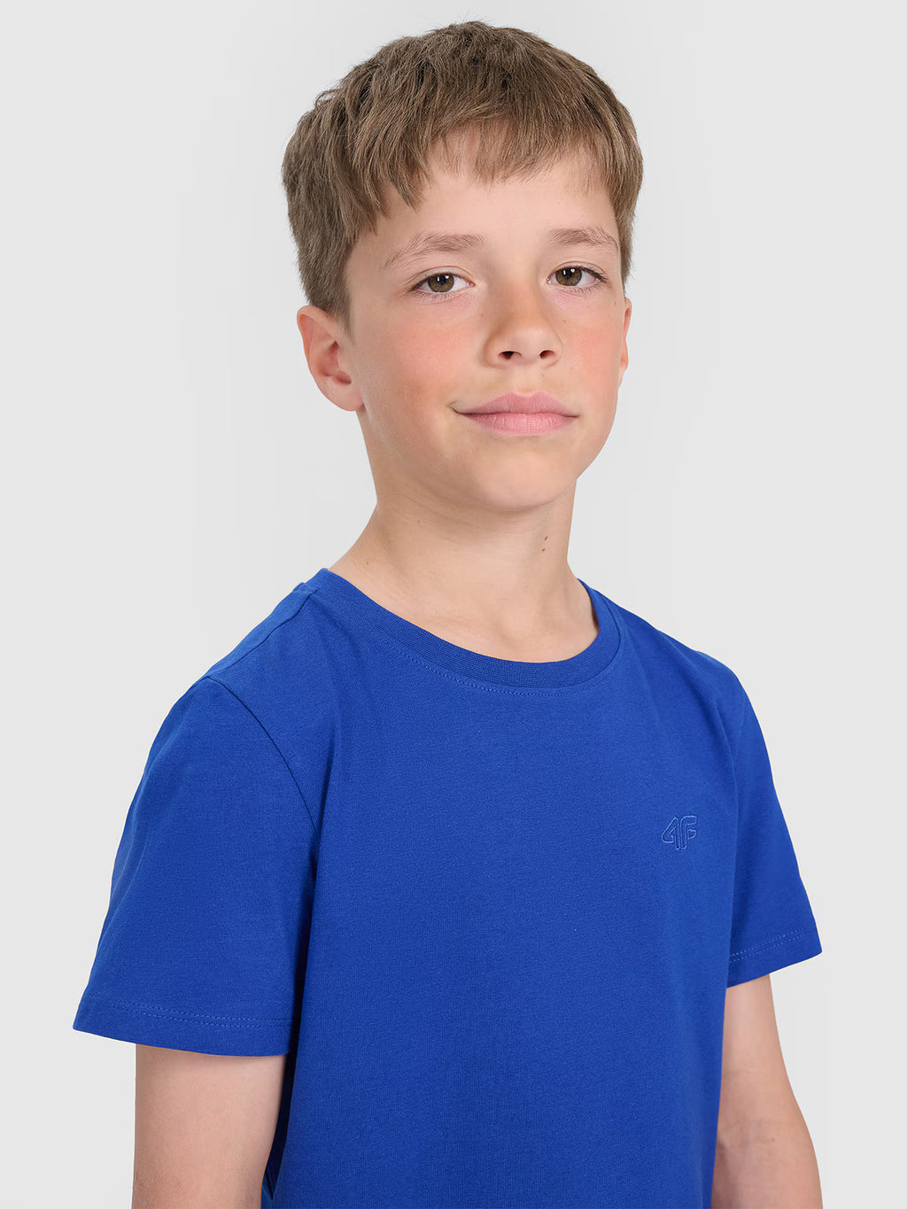T-shirt regular gładki chłopięcy