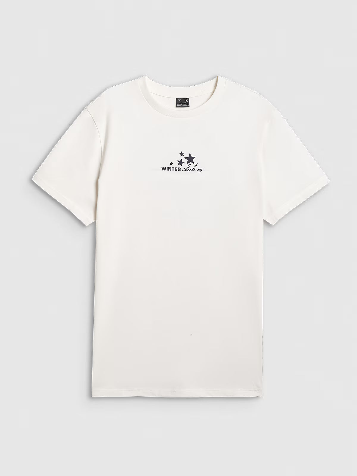 T-shirt oversize z nadrukiem damski