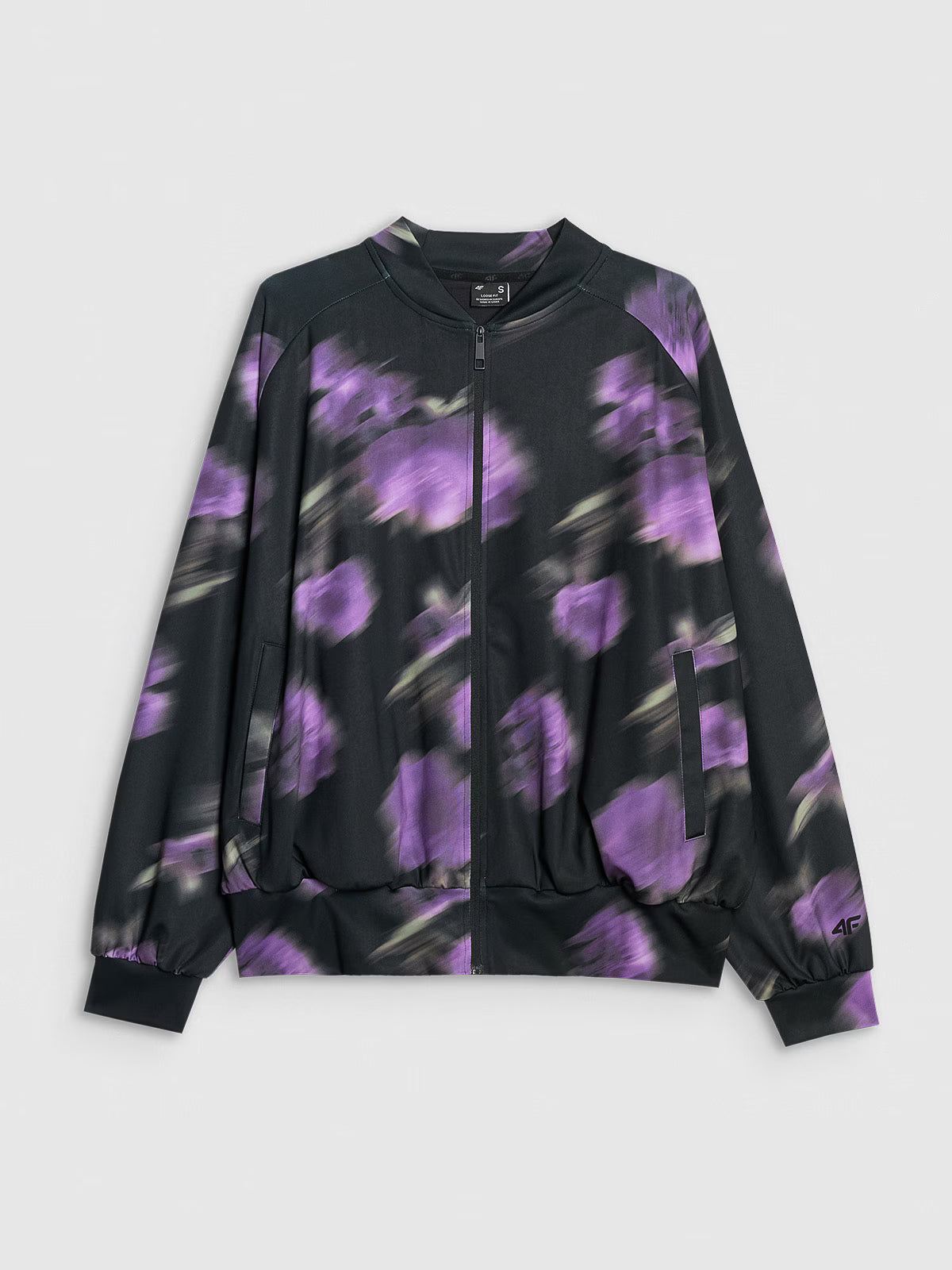Bluza dresowa rozpinana bez kaptura damska