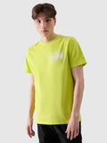 T-shirt regular z nadrukiem męski