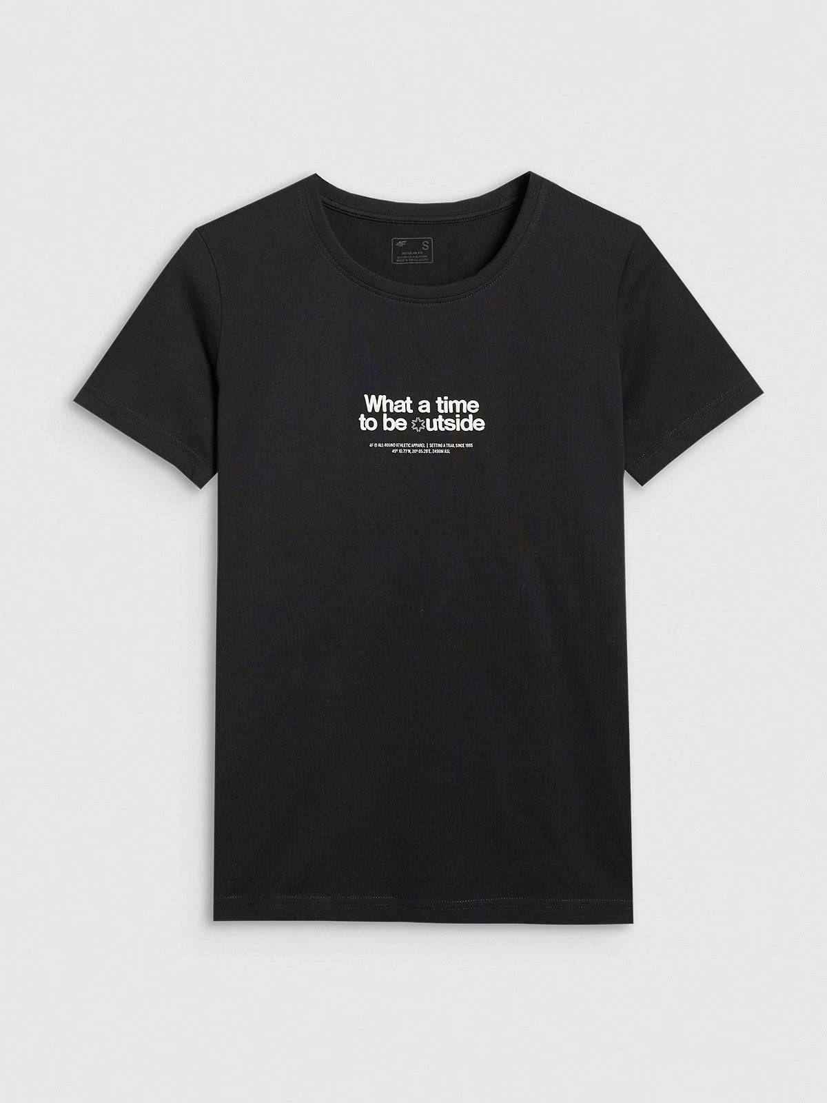 T-shirt regular z nadrukiem damski