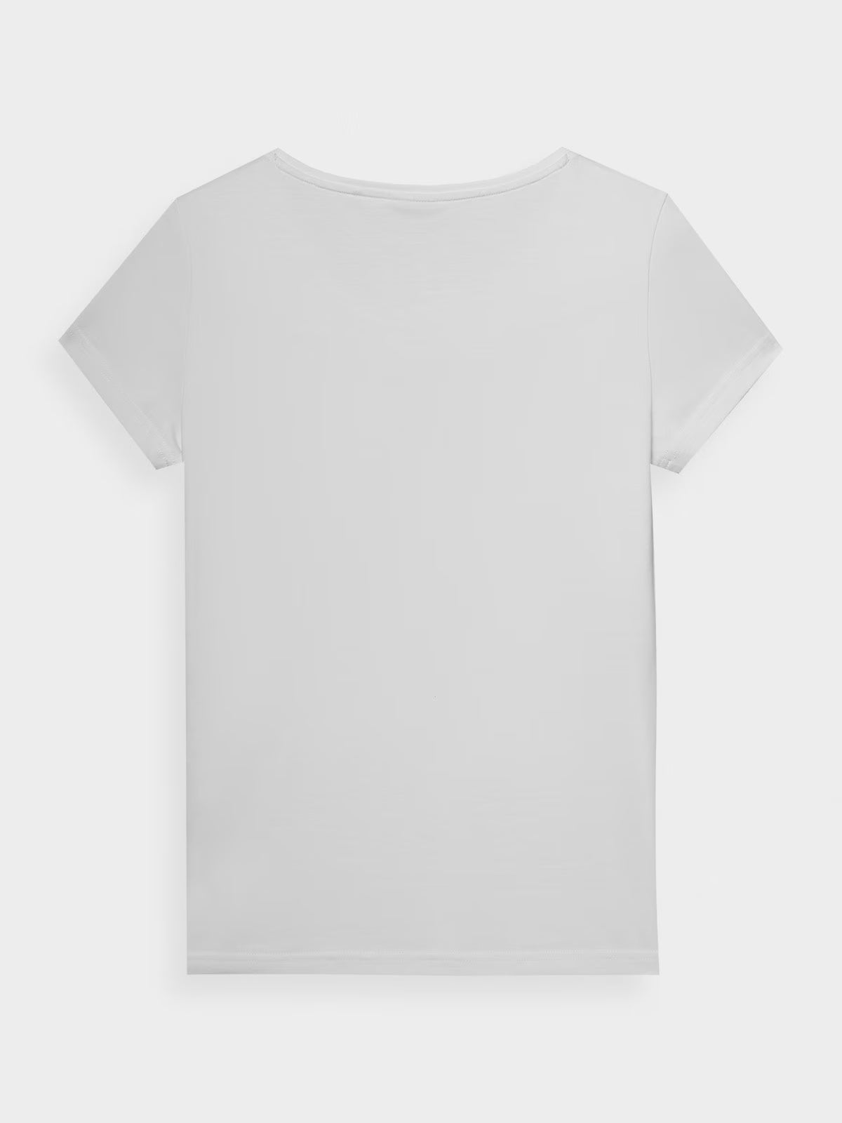 T-shirt slim gładki damski